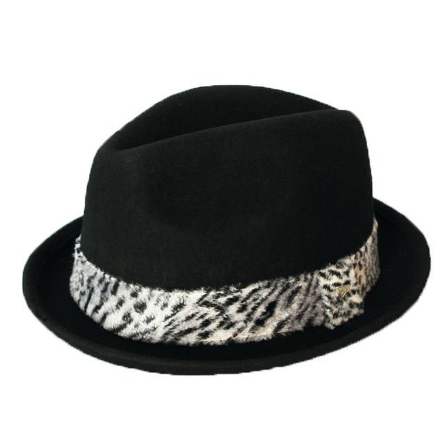 ニューエラ ニューエラ NEWERA 帽子 EK The Fedora Wool | Synthetic Fur Band フェードラウール|シンセティック ファーバンド ブラック 商品番号 E0000472