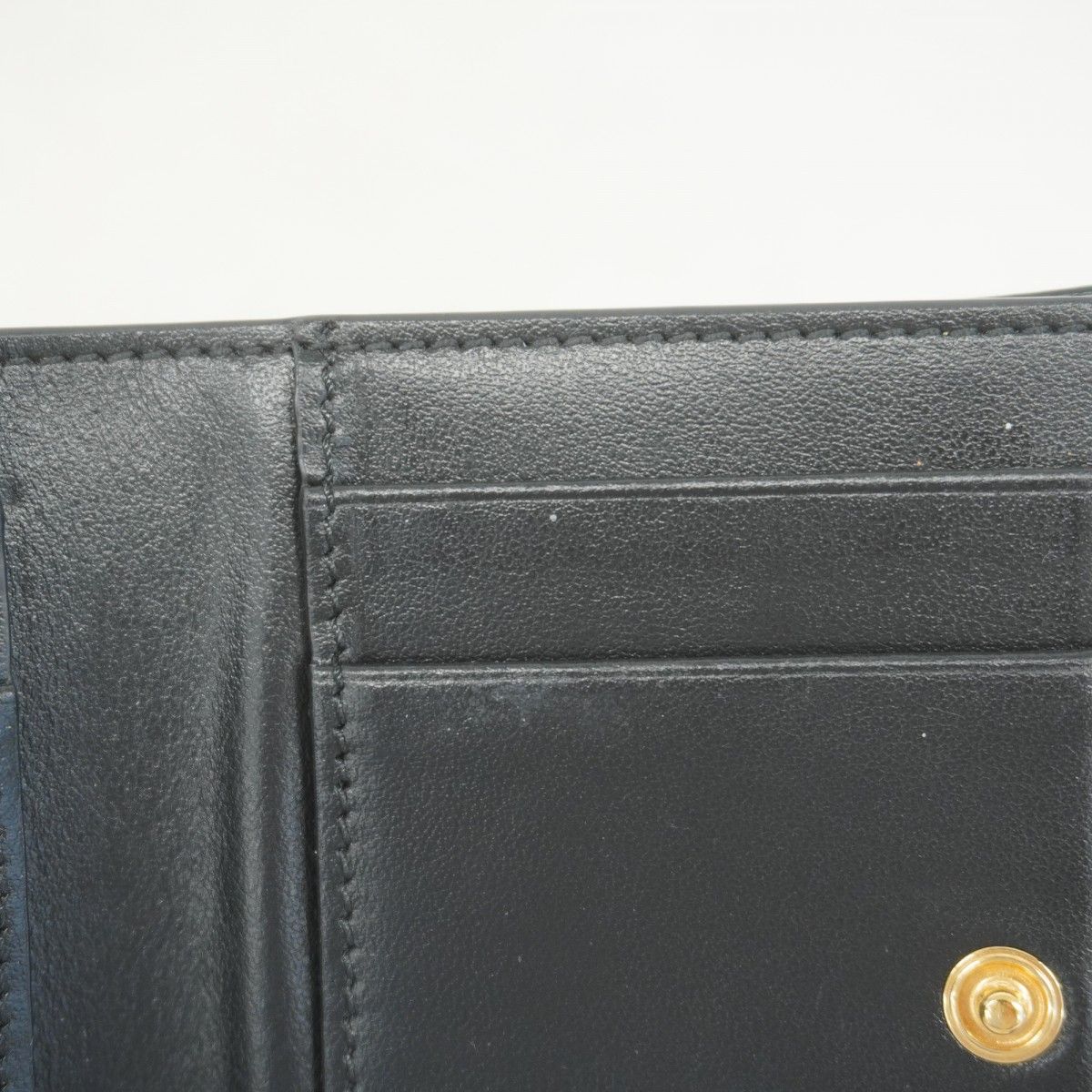 ☆SALE【5ge5764-h】フェンディ 三つ折り財布 FFダイヤモンド レザー  