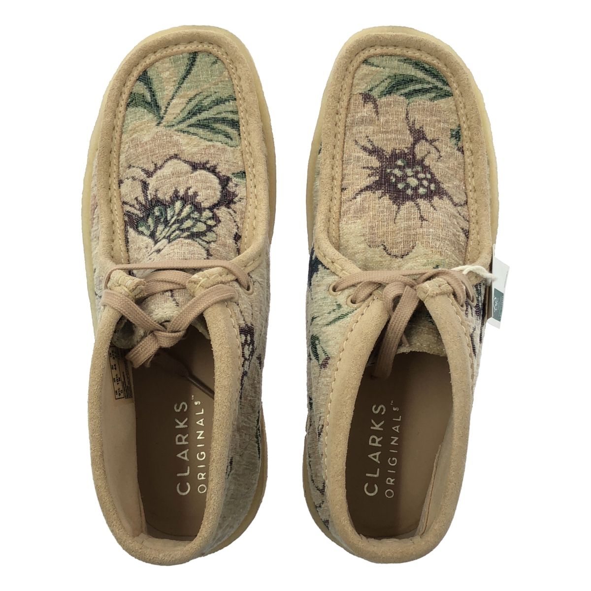 クラークス　ワラビー　ベージュ　27.5 Clarks クラークス ワラビー 27.5cm モカシン ベージュ ブーツ