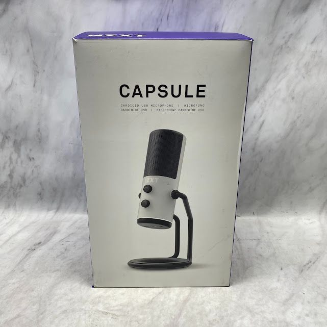美品】NZXT CAPSULE WHITE カーディオイドUSBマイク AP-WUMIC-W1 美品】NZXT CAPSULE WHITE カーディオイドUSBマイク AP-WUMIC-W1