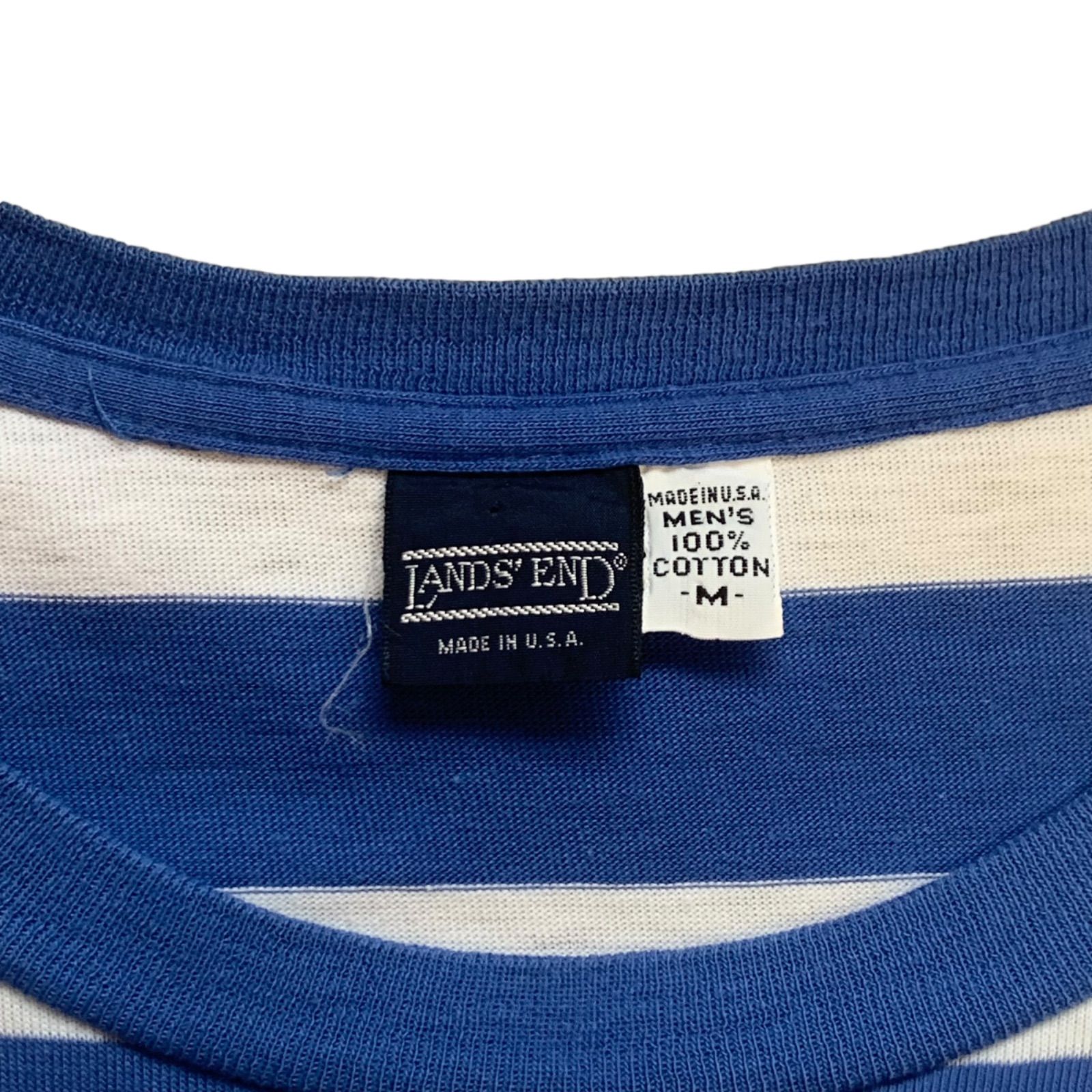 80s LANDS' END ボーダーT ポケ付き ランズエンド 80s LANDS' END ボーダーT ポケ付き ランズエンド - メルカリ