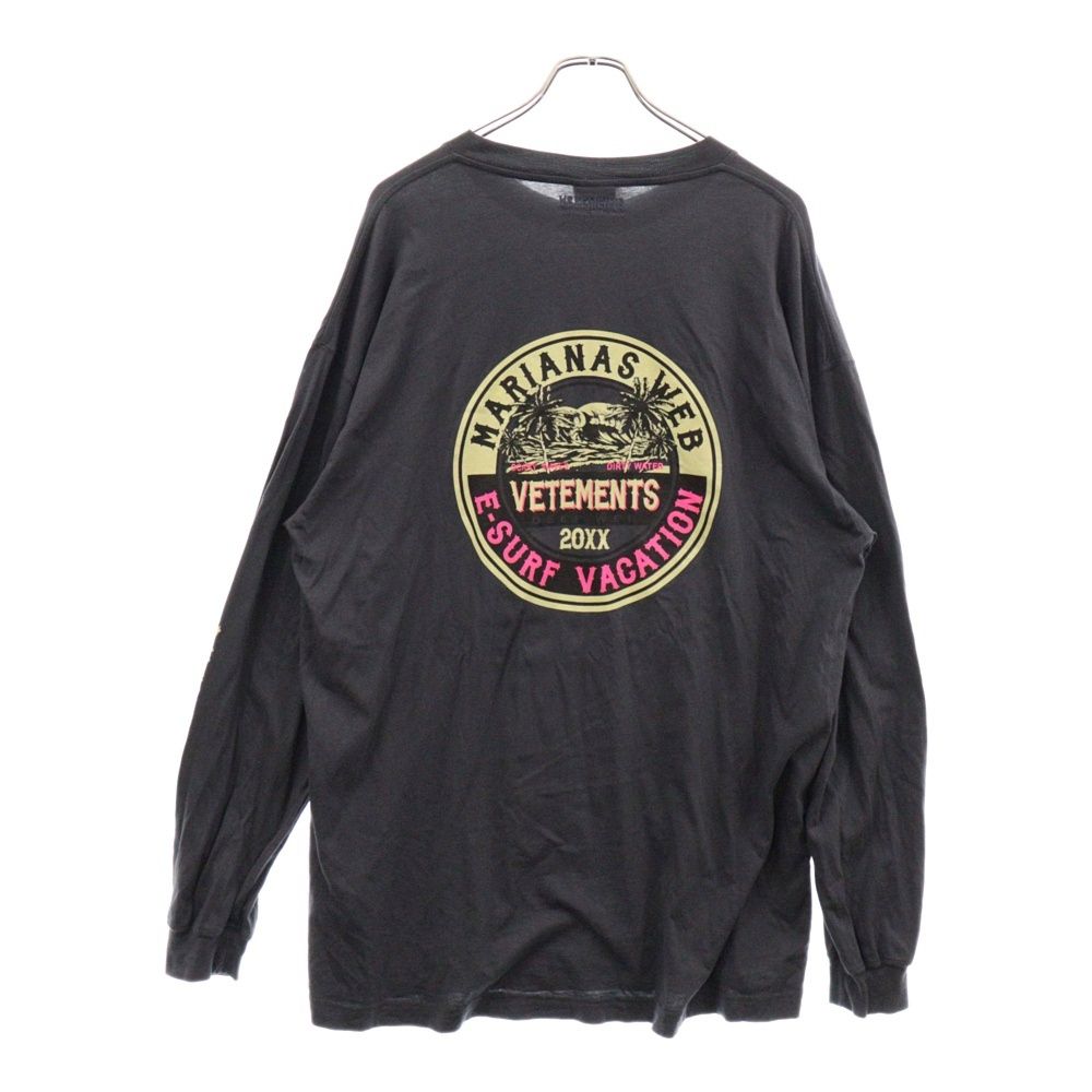 VETEMENTS (ヴェトモン) 19AW Marianas Web L/S Tee UAH20TR665 VETEMENTS (ヴェトモン) 19AW Marianas Web L/S Tee UAH20TR665