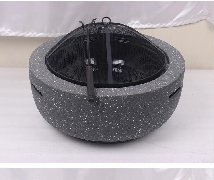 焼き網＆防火カバー付き