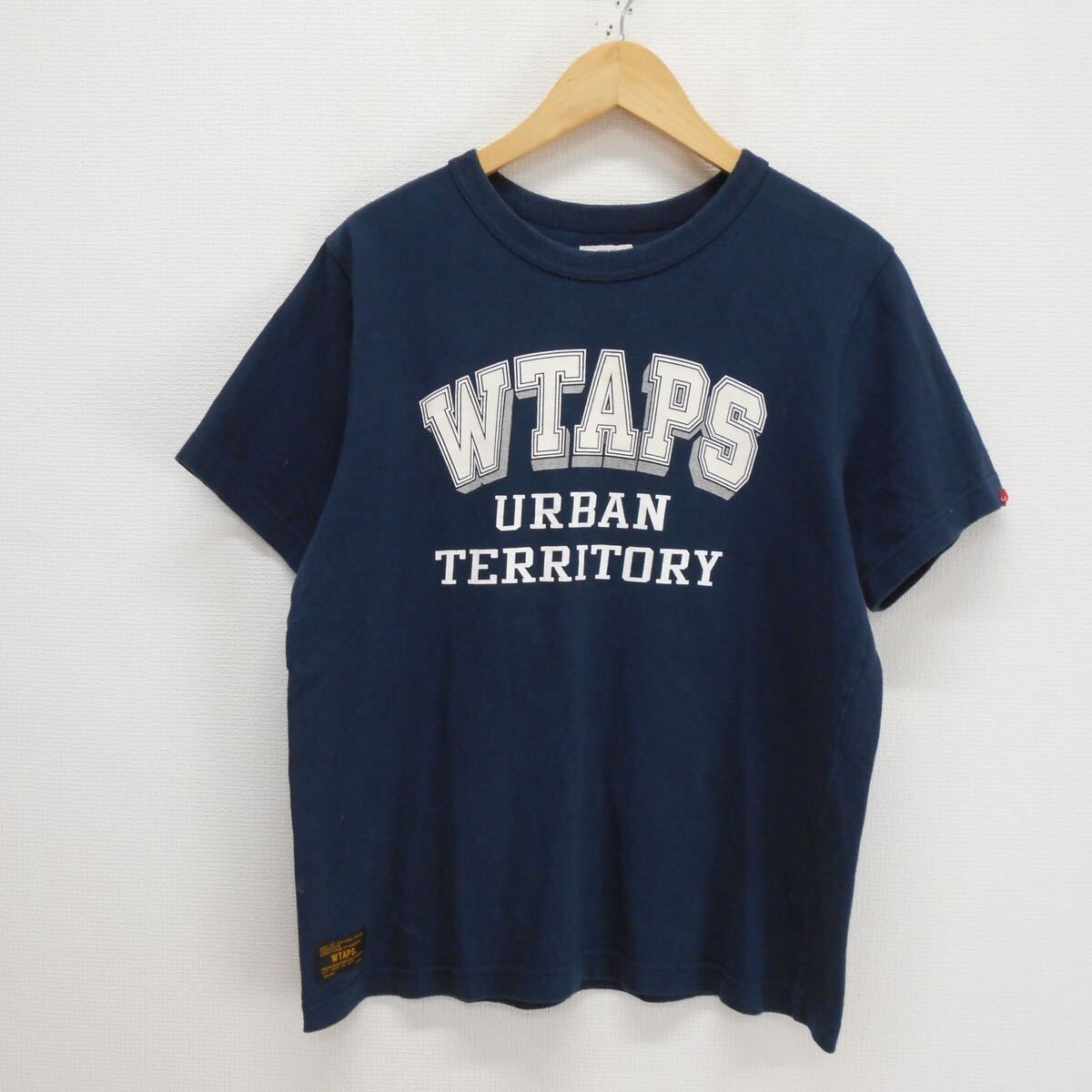 WTAPS ダブルタップス 152ATDT-CSM03 15AW TEE COTTON ロゴプリント 半袖Tシャツ S 10117116