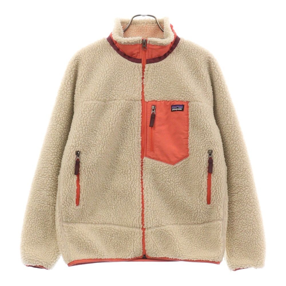 PATAGONIA (パタゴニア) キッズ・レトロX ボアフリースジャケット キッズ/レディース アイボリー STY65625FA18