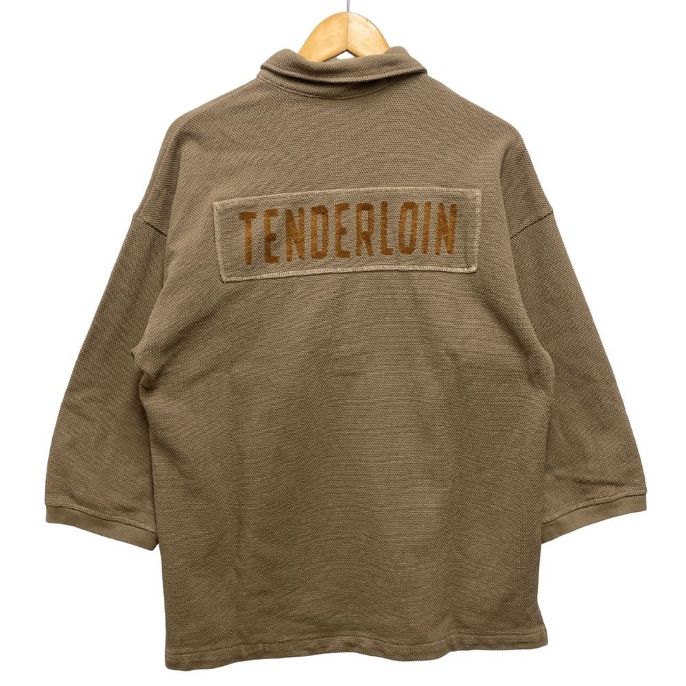 テンダーロインMOSS STITCH POLO KHAKI M 新品 TENDERLOIN テンダーロイン MOSS STITCH POLO モス ステッチ