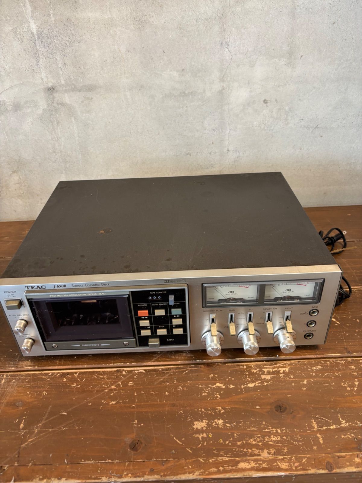 ✨希少品✨ TEAC A-650 カセットデッキ 名機 コレクター必見