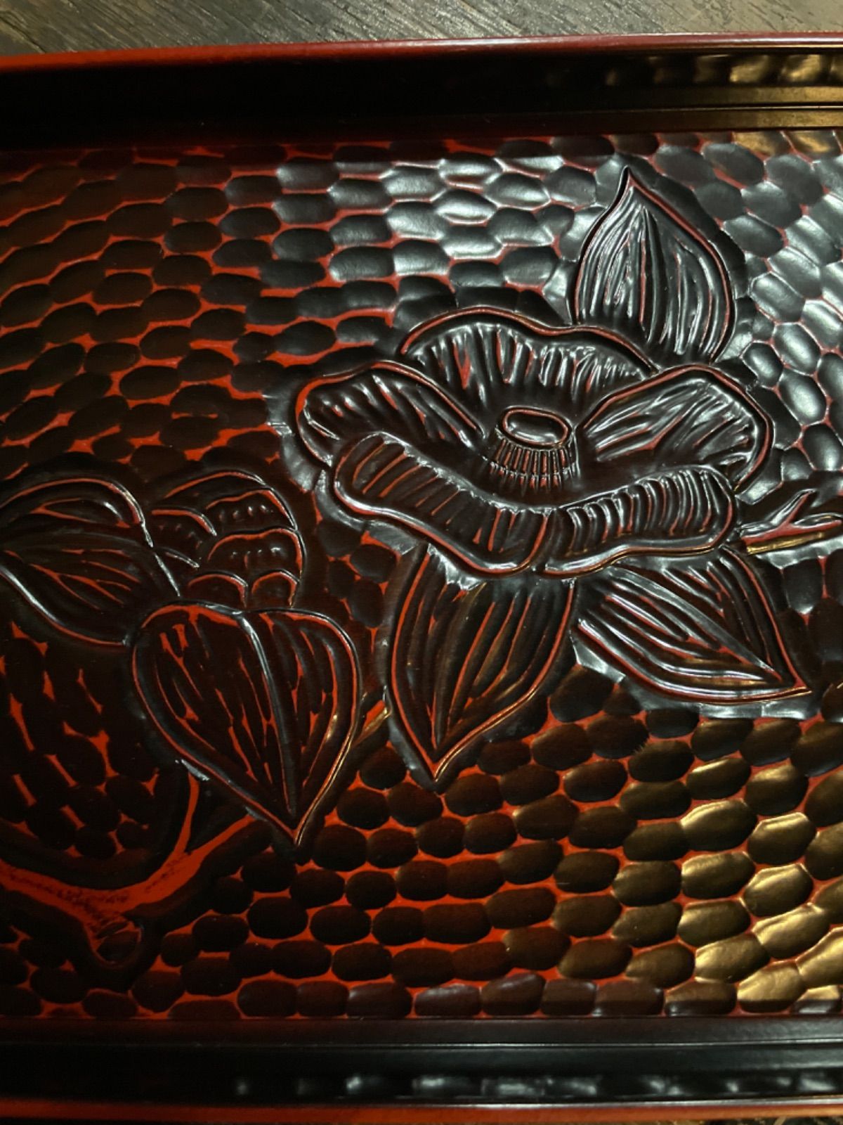 鎌倉彫り お盆 - メルカリ