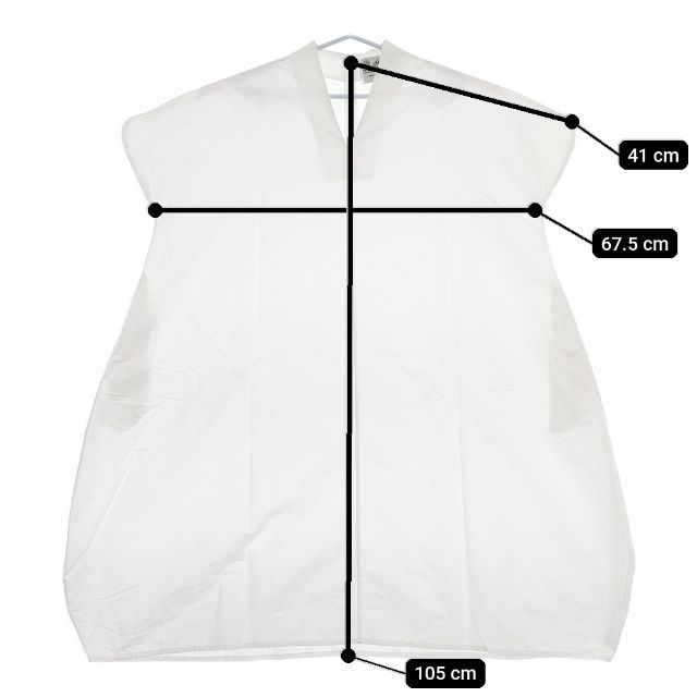 R&D.M.Co- コットンラミー Vネックリボンドレス 半袖 ワンピース  