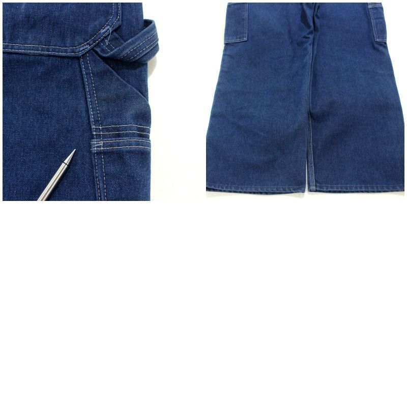 90s USA製 vintage TOUGHSKINS エプロン付き ダブルニー ワーク