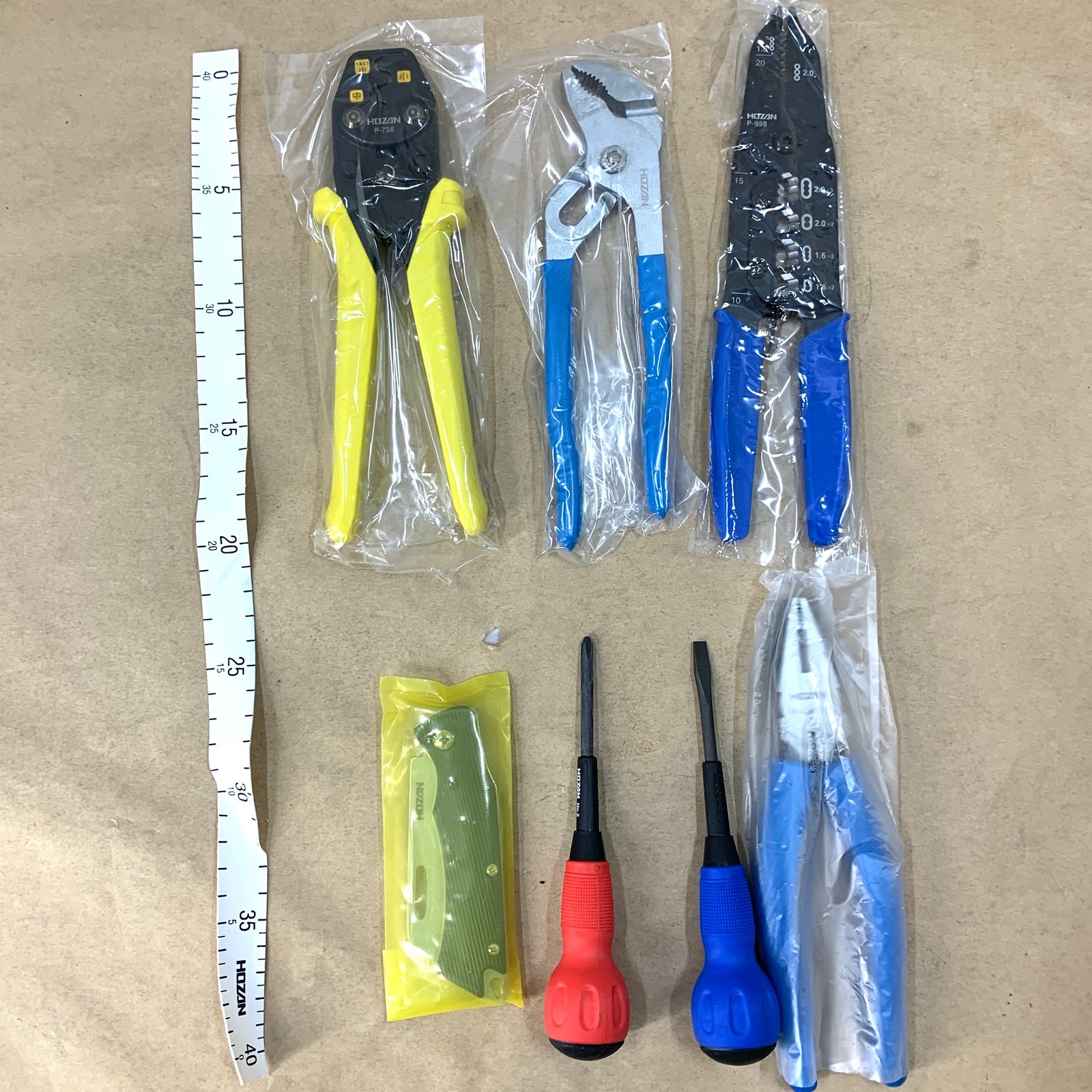 開封済 ♥品 HOZAN ホーザン 電気工事士技能試験 工具セット DK-28