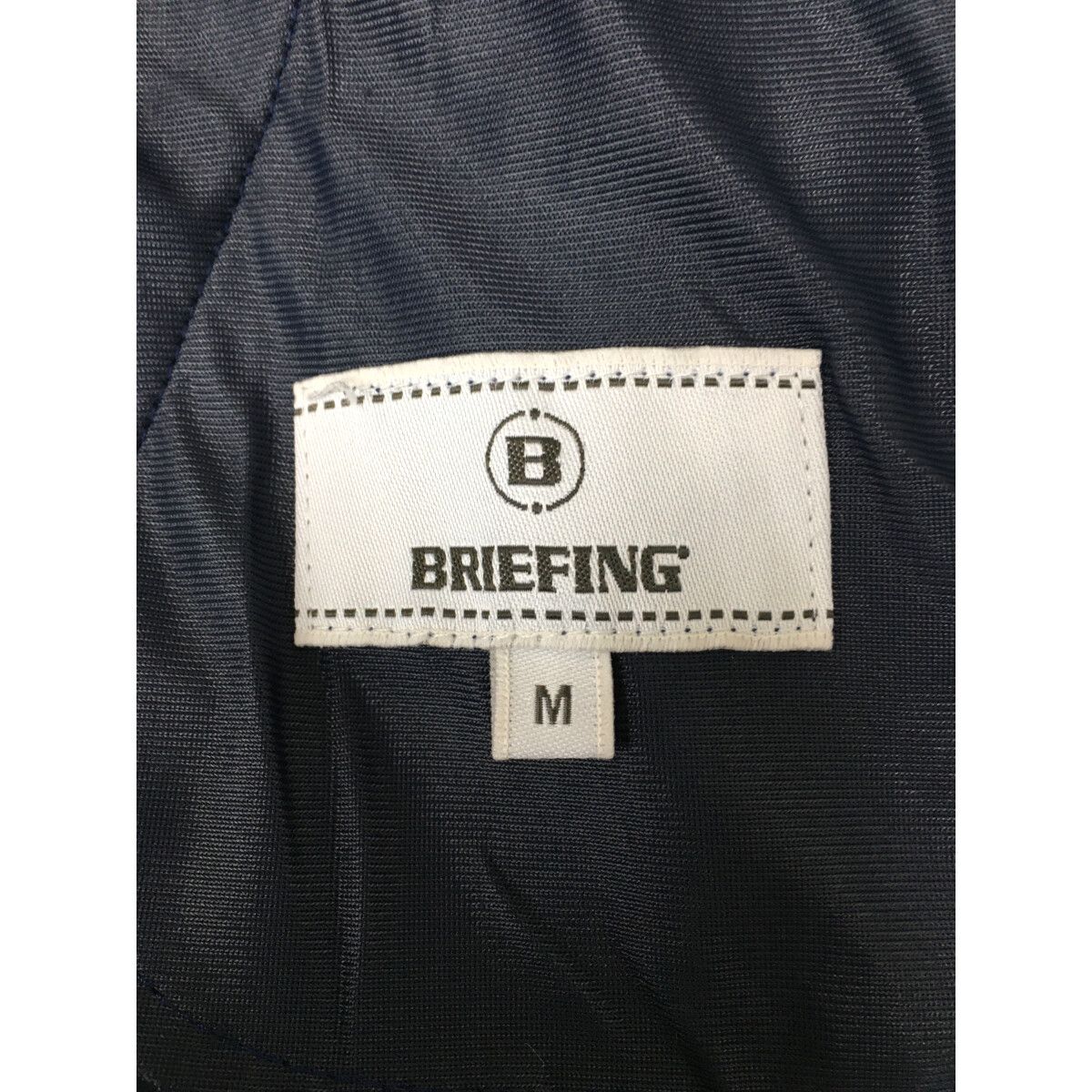 中古 レディース ブリーフィング BRIEFING パンツ M 紺  ネイビー ジョガー 春秋 シンプル