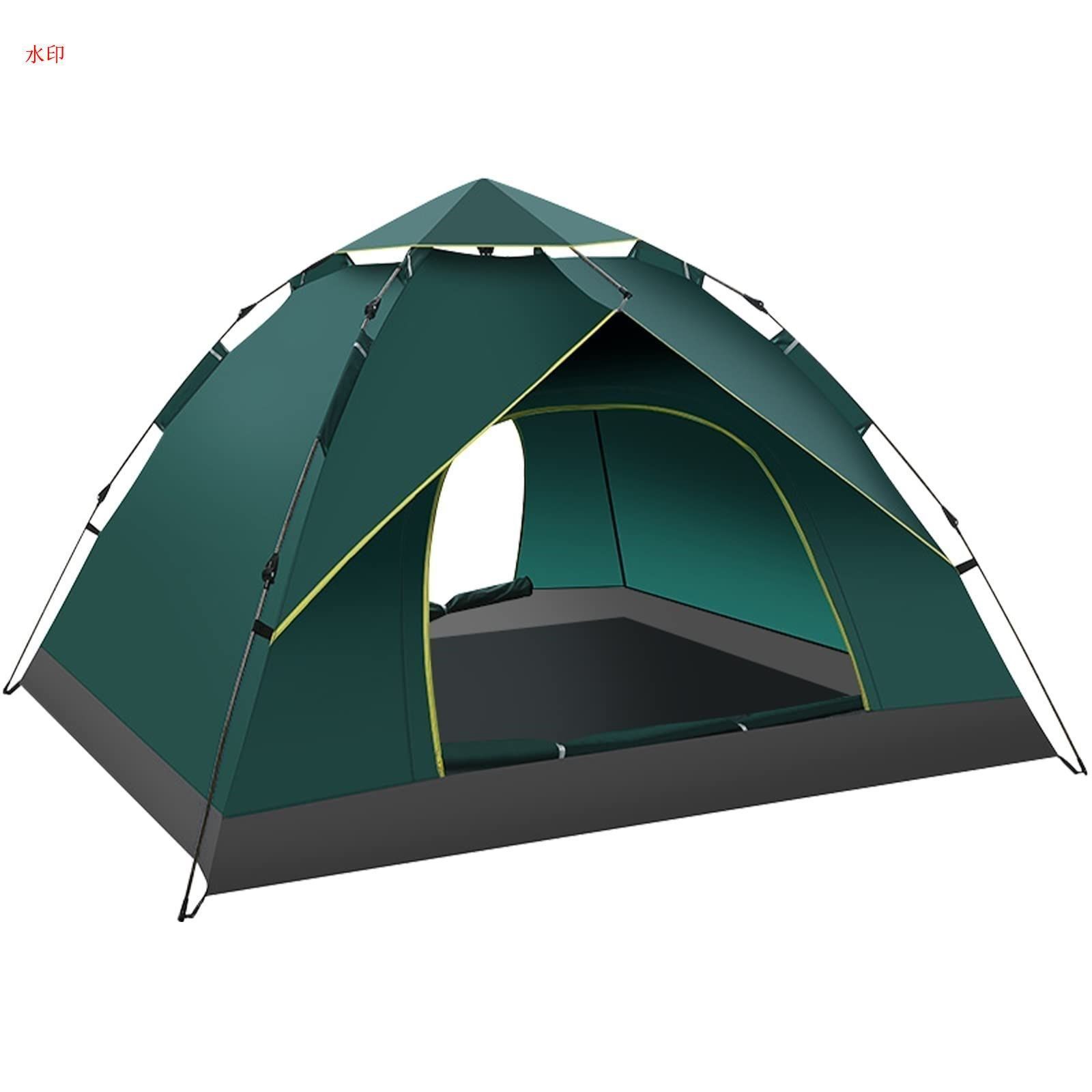 キャンプ用品 アウトドア 設営簡単 テント 登山 耐水圧3000ｍｍ uvカット 防虫 海水浴場用 防水 防風 通気 防災用 軽量＆コンパクト 2～4人