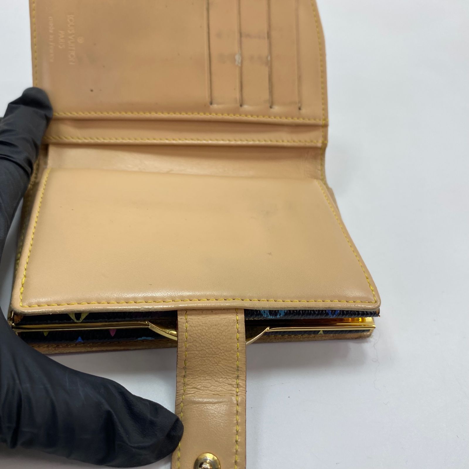 ルイヴィトン マルチカラー ポルトフォイユ ヴィエノワ がま口 二