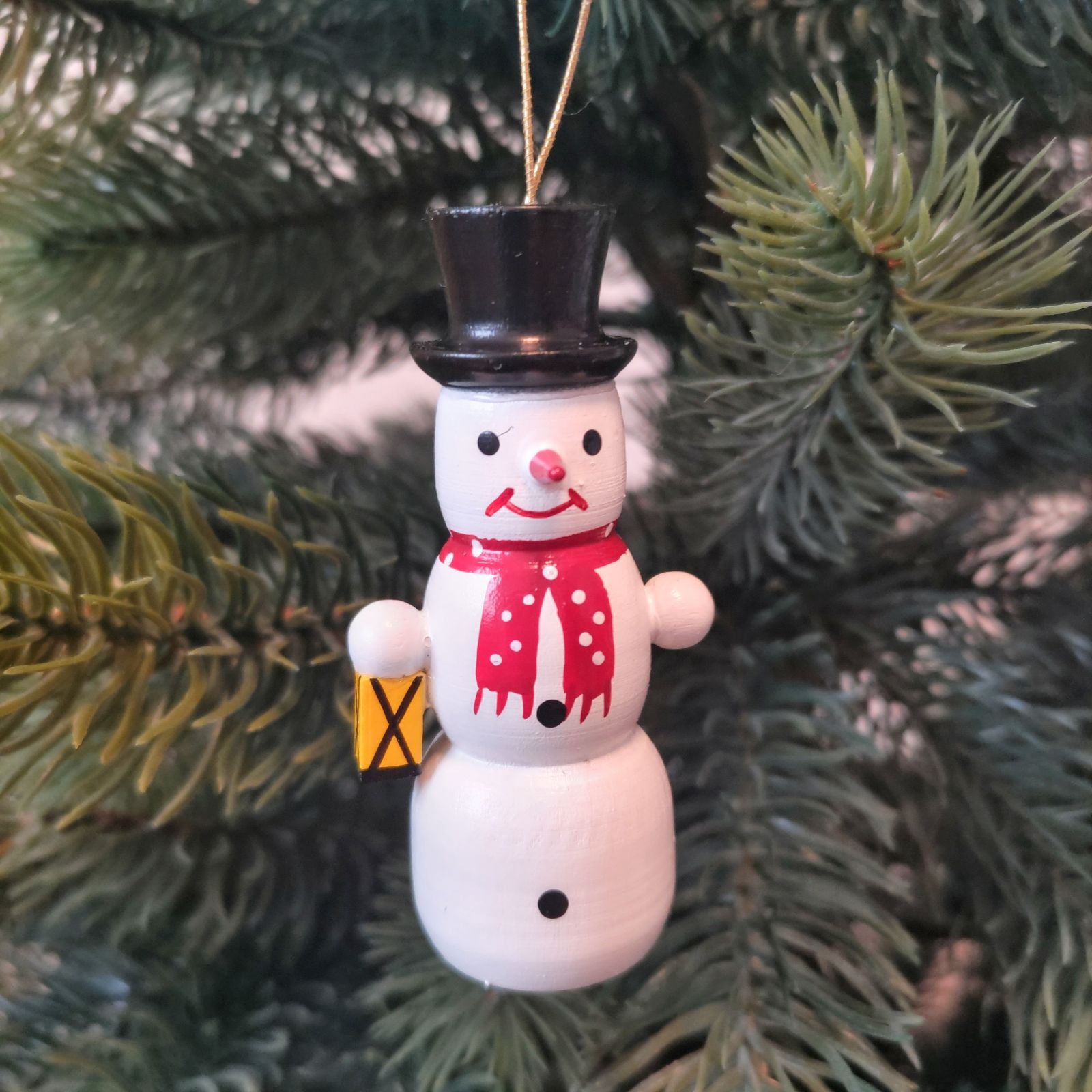 【未使用】ドイツ クリスマス 室内ライト（雪だるま）木製工芸品 エルツザイフェン 未使用】ドイツ クリスマス 室内ライト（雪だるま）木製工芸品