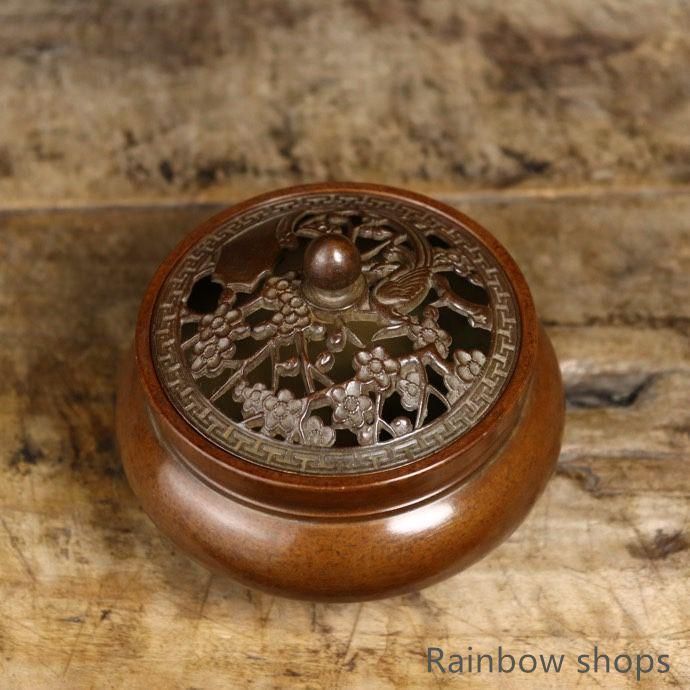 銅器 香炉 吉象香炉 香道具 茶道具 工芸品 美術品 置物 新品未使用】銅器 香炉 三足鼎 茶道具 香道具 装飾品 工芸品