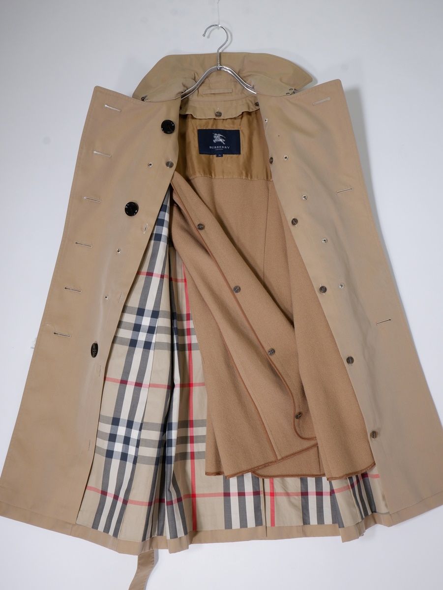 BURBERRY LONDONバーバリー ロンドン 日本製ウールライナー付きノバ
