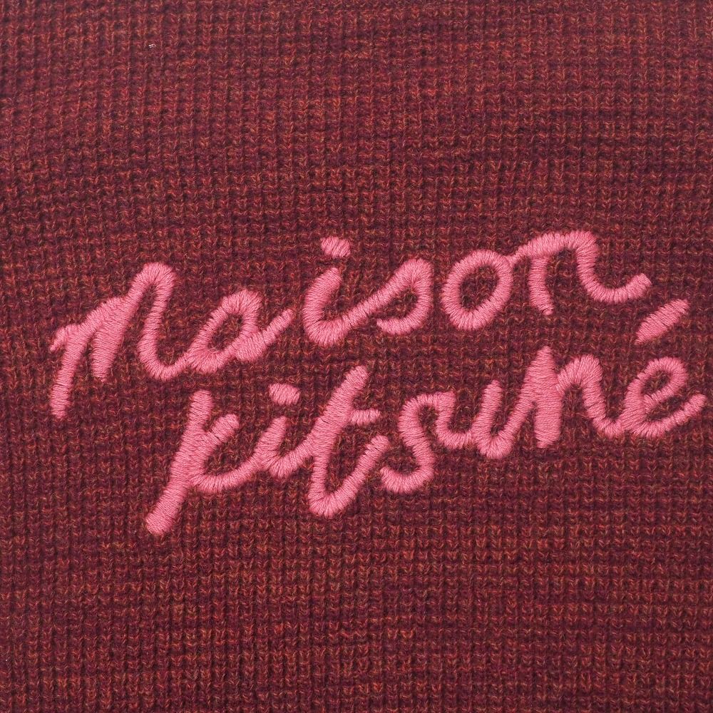 MAISON KITSUNE' - ■美品■2024AW■MAISON KITSUNE メゾンキツネ HANDWRITING COMFORT JUMPER セーター サイズXS ニット クルーネック ロゴ刺繍 ブランド古着【中古】20250602/RA4999 □美品□2024AW□MAISON KITSUNE メゾンキツネ HANDWRITING