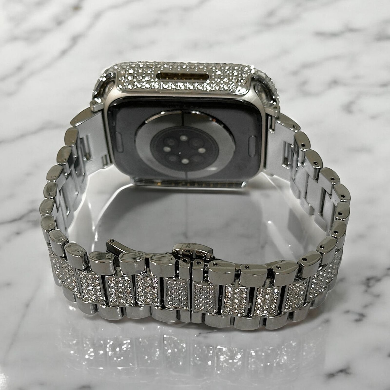 キラキラ☆Apple Watchバンド＆ケース 40-49mm対応 - メルカリ