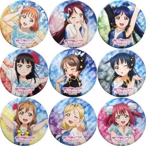中古】バッジ・ピンズ(キャラクター) 全9種セット 「ラブライブ
