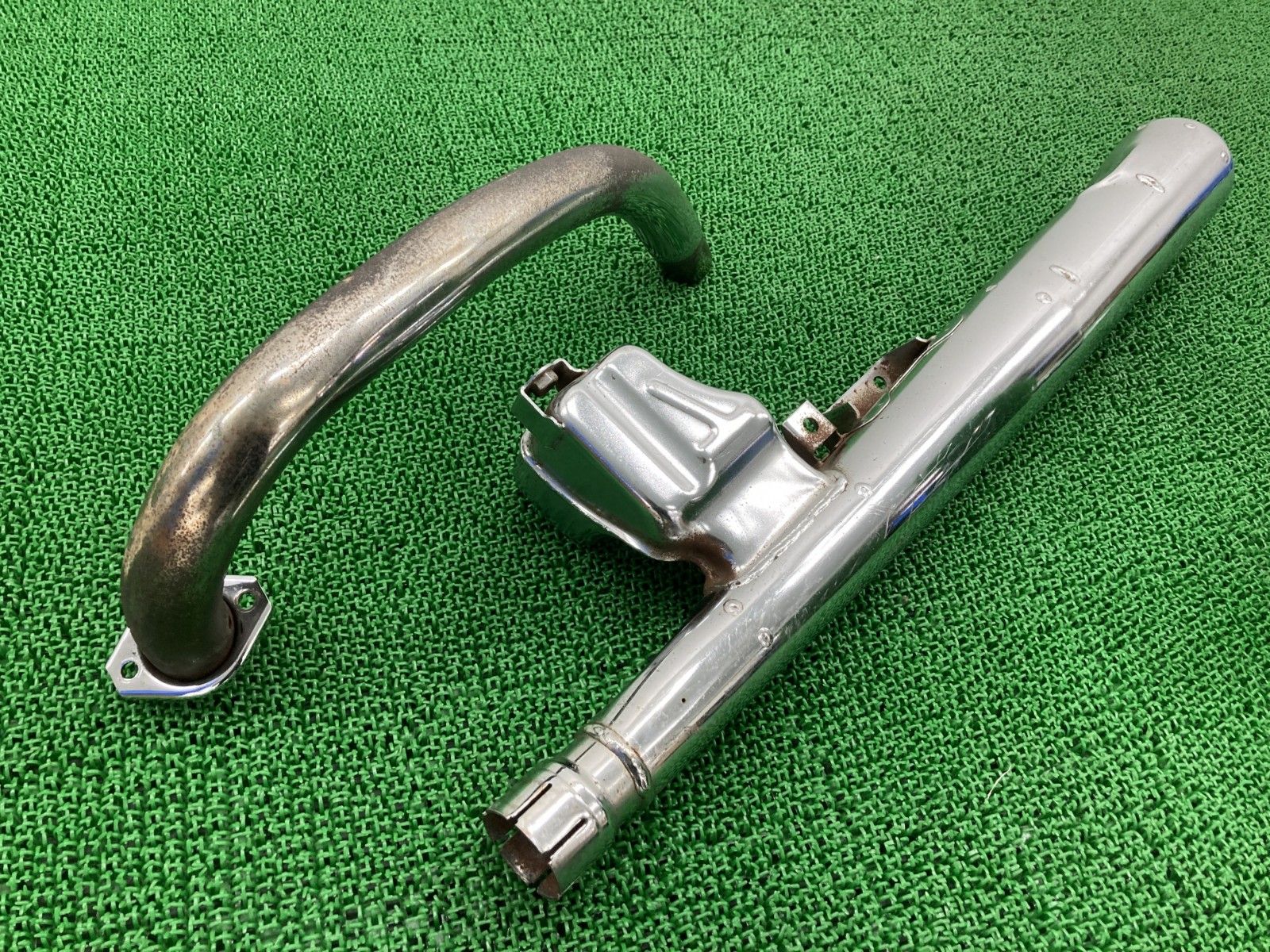 ヤマハ SR400 純正マフラー 1JR 3GW ヤマハ発動機 SR400 SR500 マフラー 3GW ヤマハ 純正 中古 バイク 部品