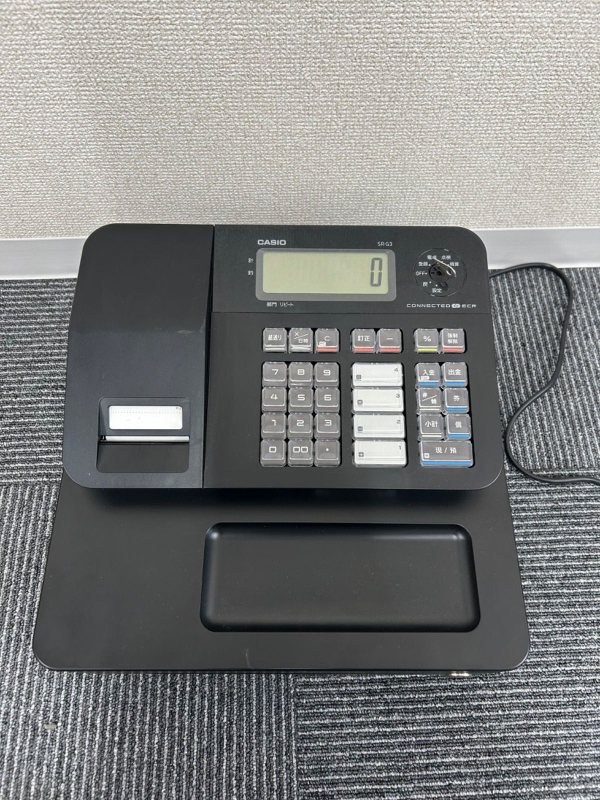 人気の黒915スマホ連携キャッシュレス対応カシオ SR-G3インボイス