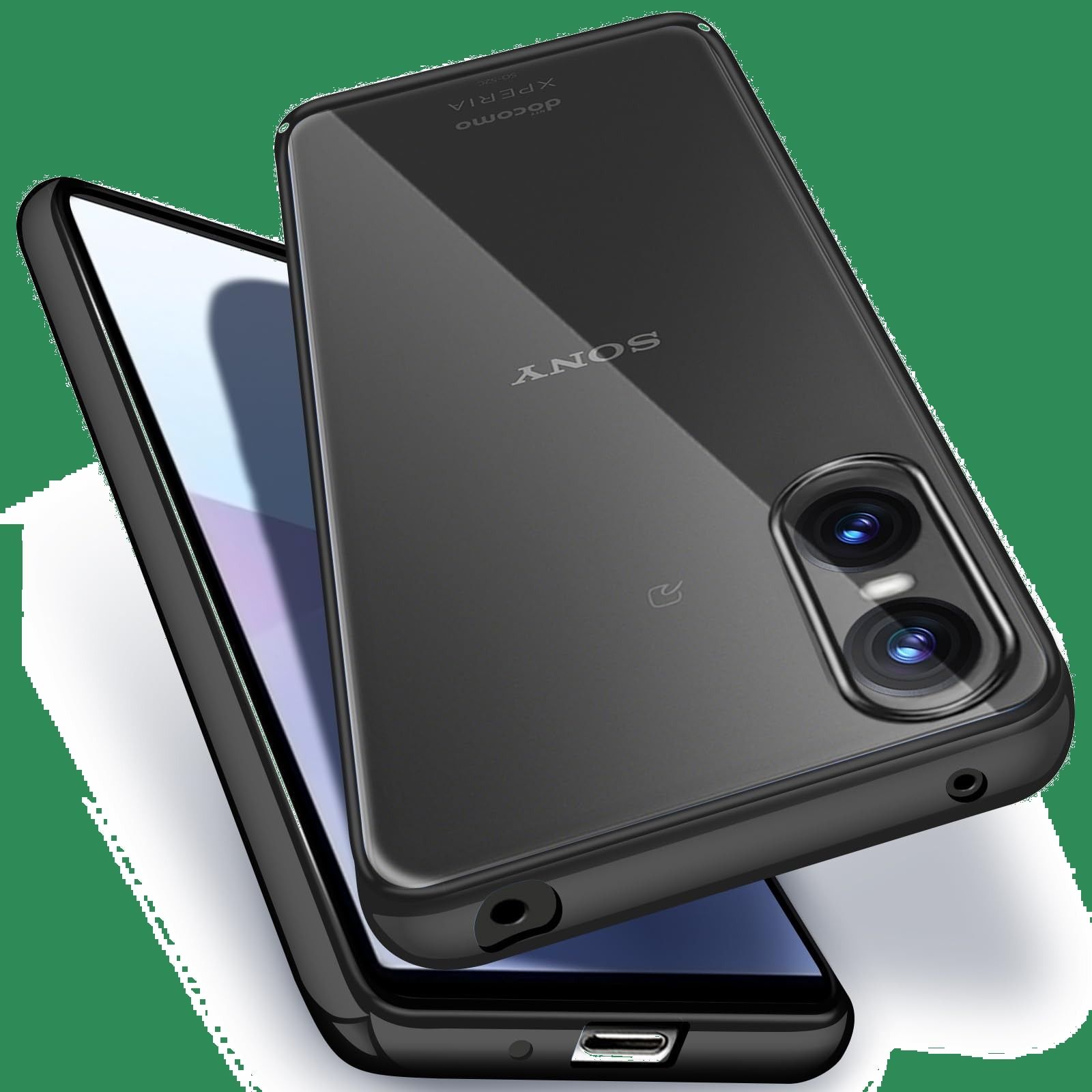 特価商品】10 vi クリア Xperia ケース 耐衝撃 SO-52E SOG14 XQ-ES44 