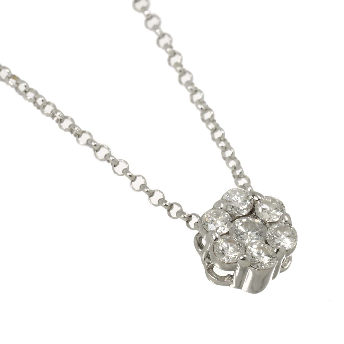 ペンダントネックレス ダイヤモンド 0.30ct ホワイトゴールド