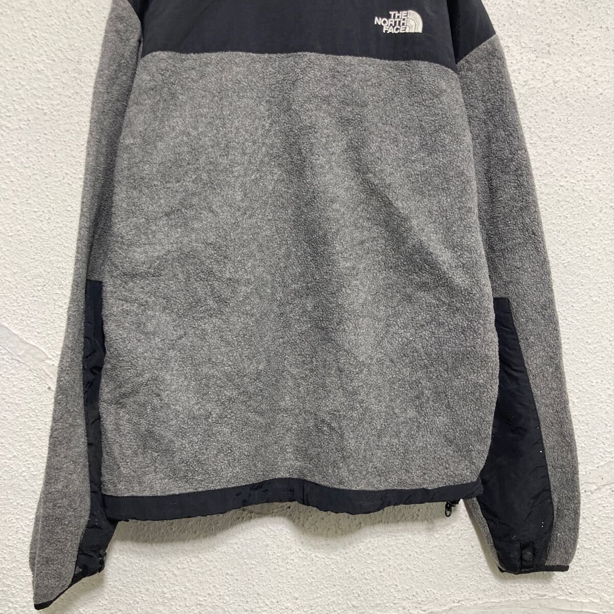 The north face フリース ジャケット ザノースフェイス S グレー ブラック アウトドア マウンテン 古着卸 アメリカ仕入 a609-6952