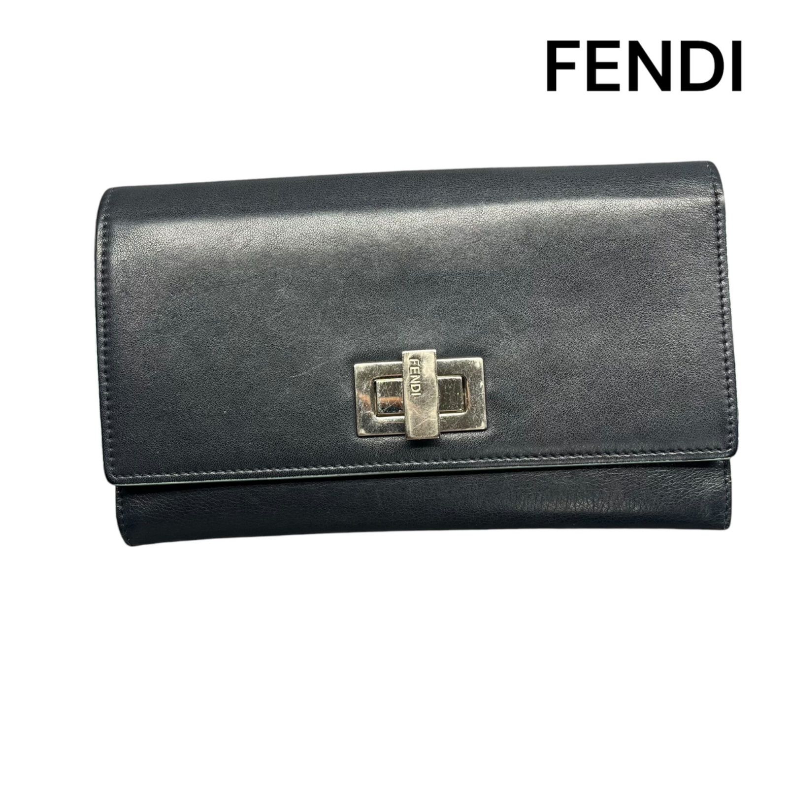 フェンディ FENDI ピーカブーコンチネンタルウォレット 三つ折り財布