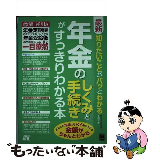 【中古】 最新 知りたいことがパッとわかる 年金のしくみと手続きがすっきりわかる本 / 多田 智子 / ソーテック社