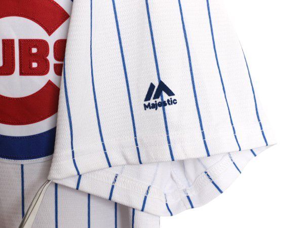 カブス ベースボール シャツ メンズ M / 古着 MLB オフィシャル マジェスティック 大リーグ ユニフォーム ゲームシャツ 半袖シャツ 重ね着 お得なクーポン配布中!】 カブス ベースボール シャツ メンズ M