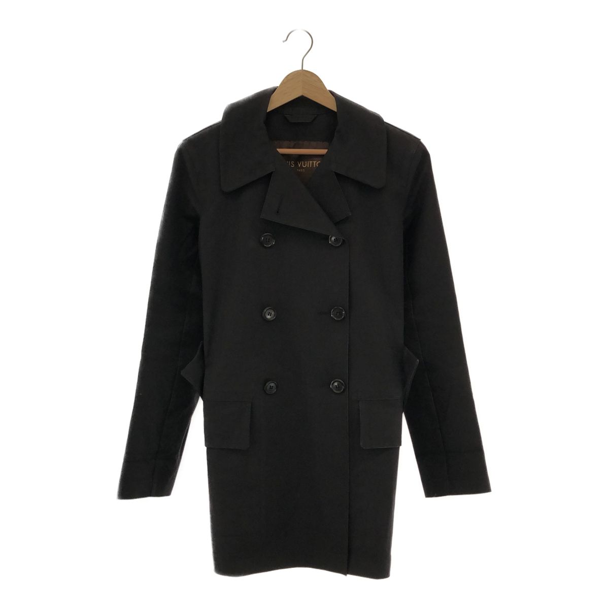 LOUIS VUITTON ブラック トレンチコート 40