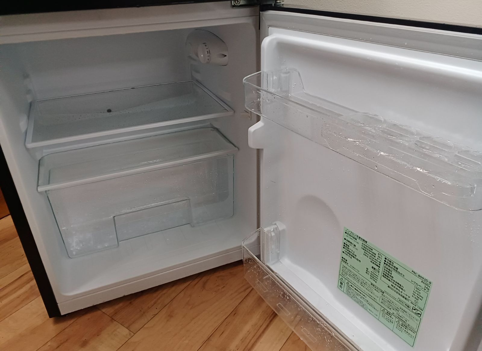 アイリスオーヤマ冷蔵庫87L 2021年製PRC-B092D-M除菌・清掃済み