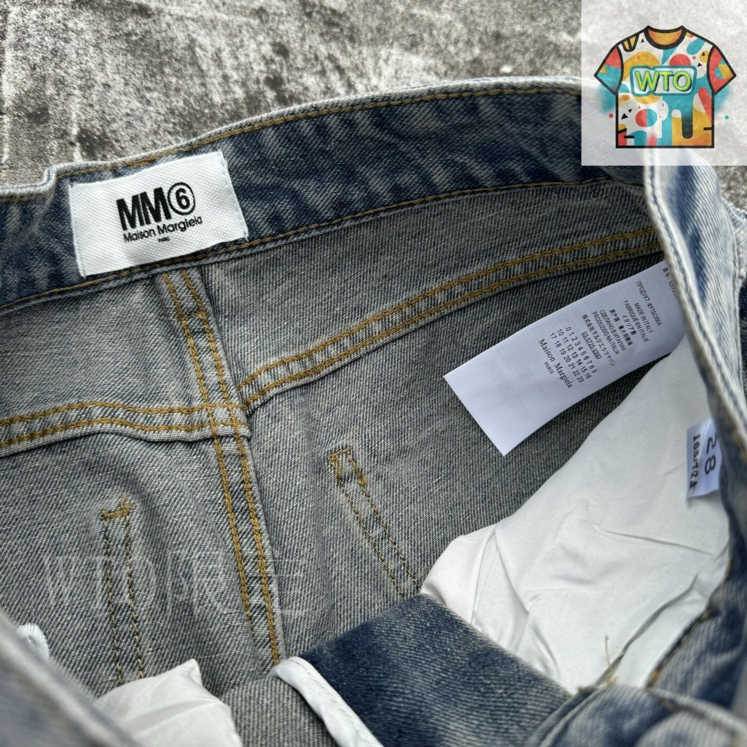 今日特価】Maison Margiela MM6 ポケット刺繍ジーンズ - メルカリ