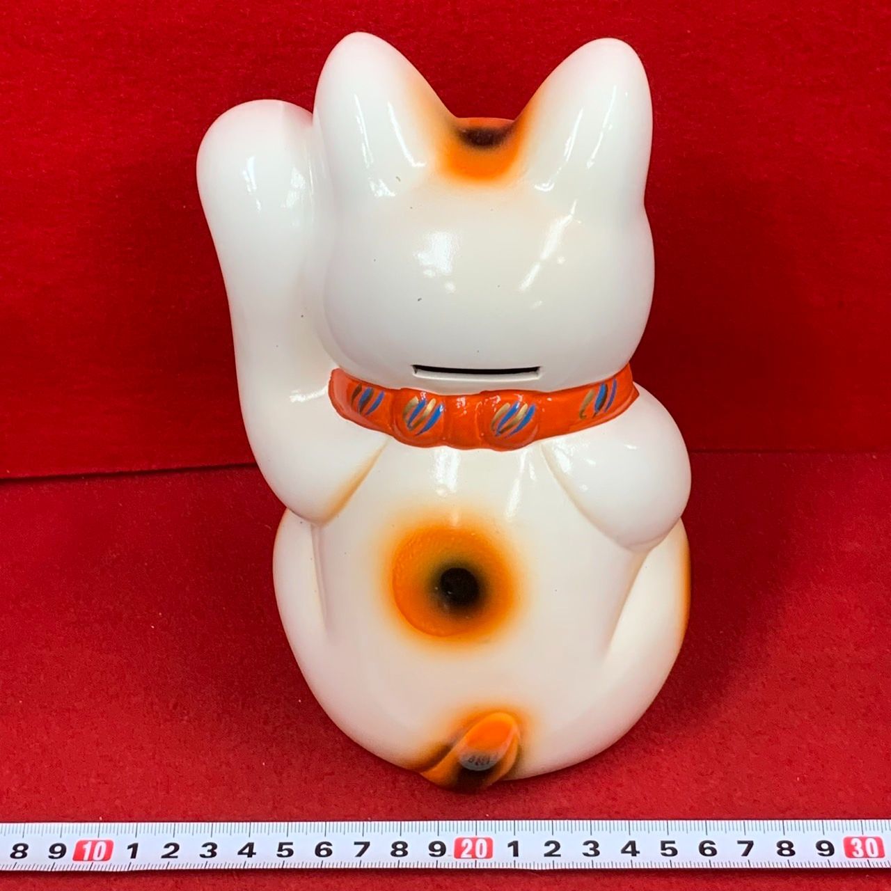 新品】常滑焼 招き猫 6号 左手 白 来福招福 送料込 - メルカリ
