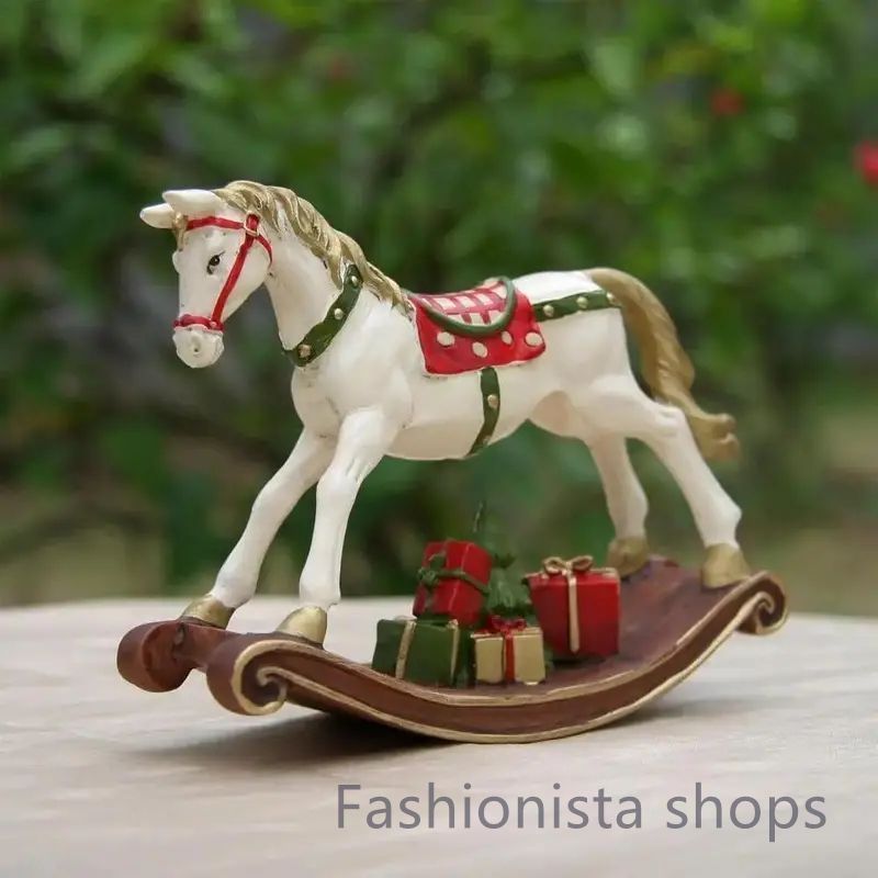在庫処分3 新品・在庫処分】ロッキングホースレジンオーナメントクリスマス