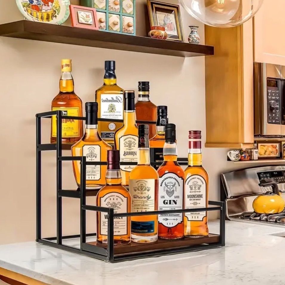 ウッドトレイ ブラック Rainbow カフェトレイ tray-03111 ウッドトレイ