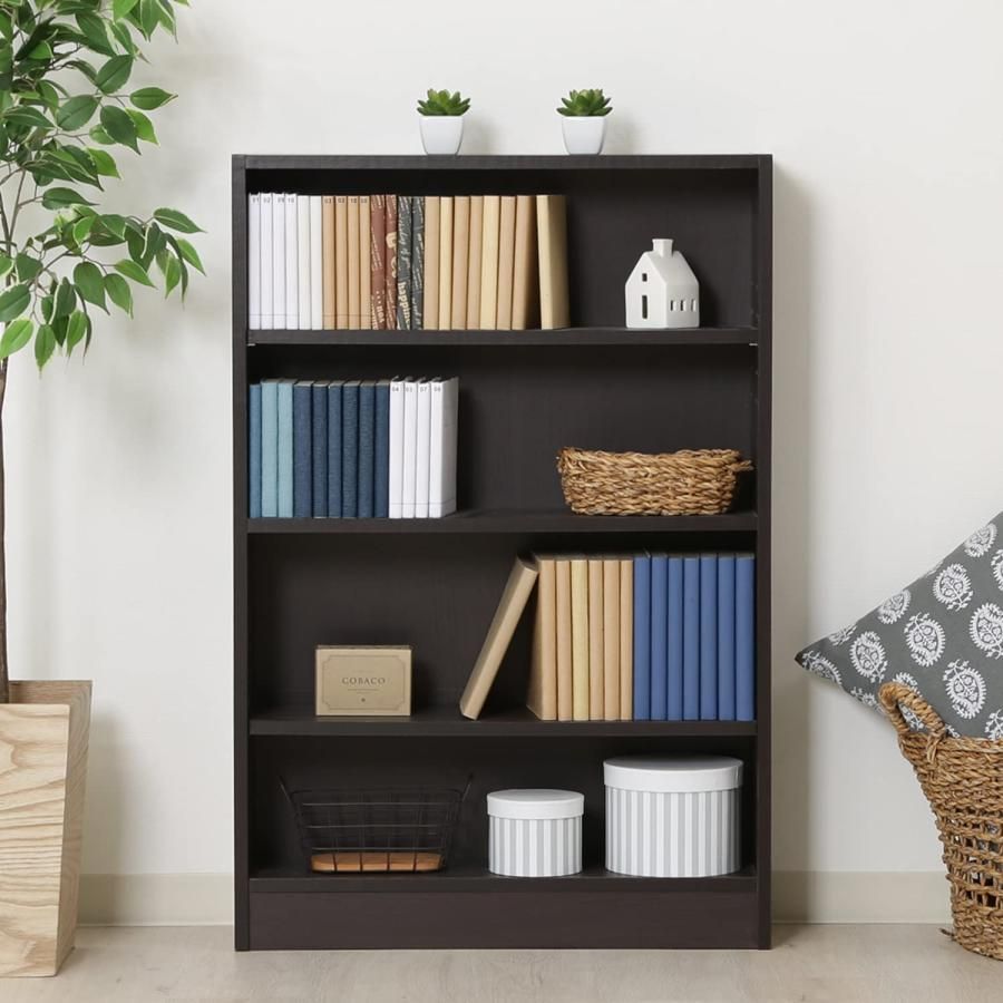 専用 黒髪60 不二貿易(Fujiboeki) マルチユースラック 本棚 幅60×奥行16.8×高