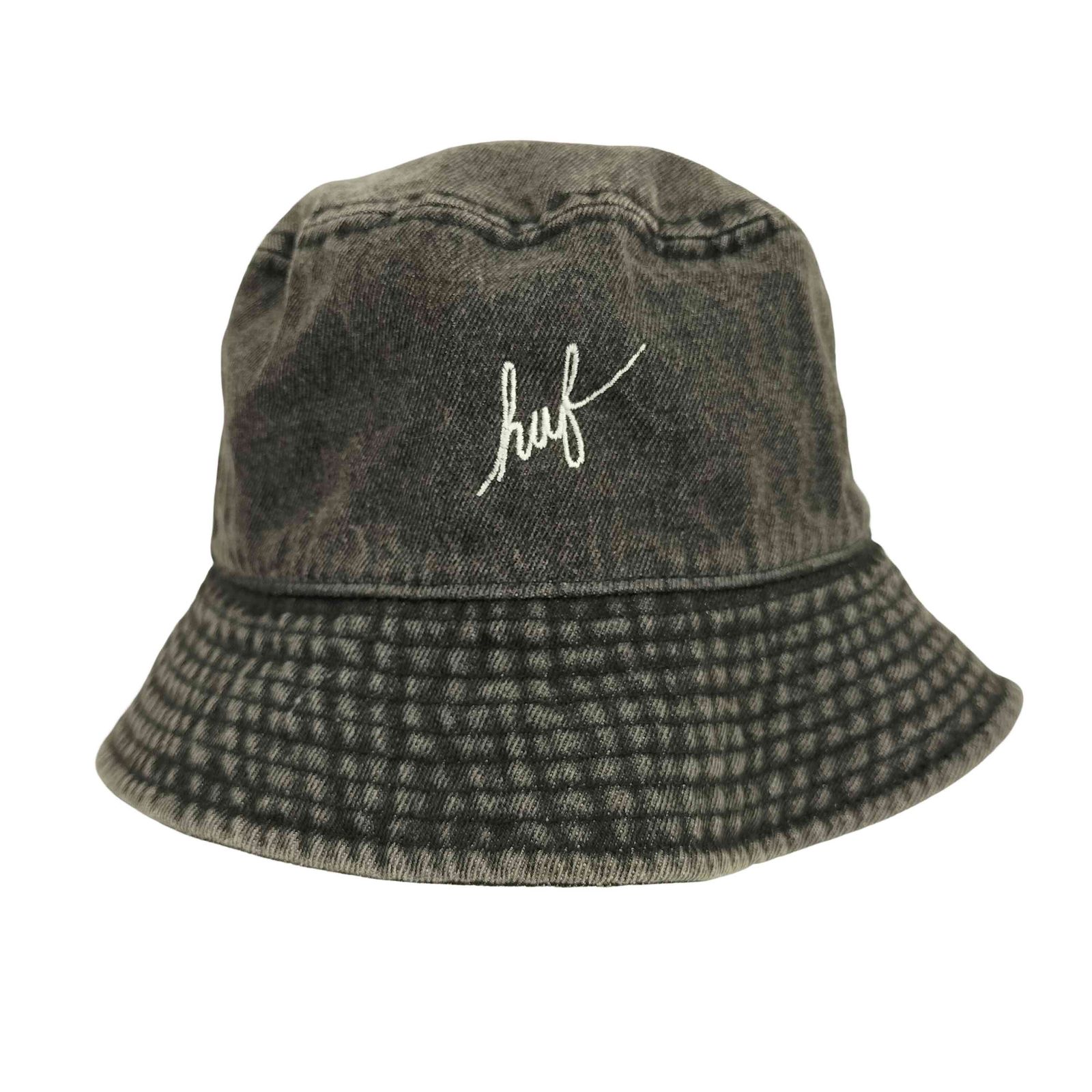 ハフ HUF DENIM SCRIPT BUCKET HAT メンズ  L/XL