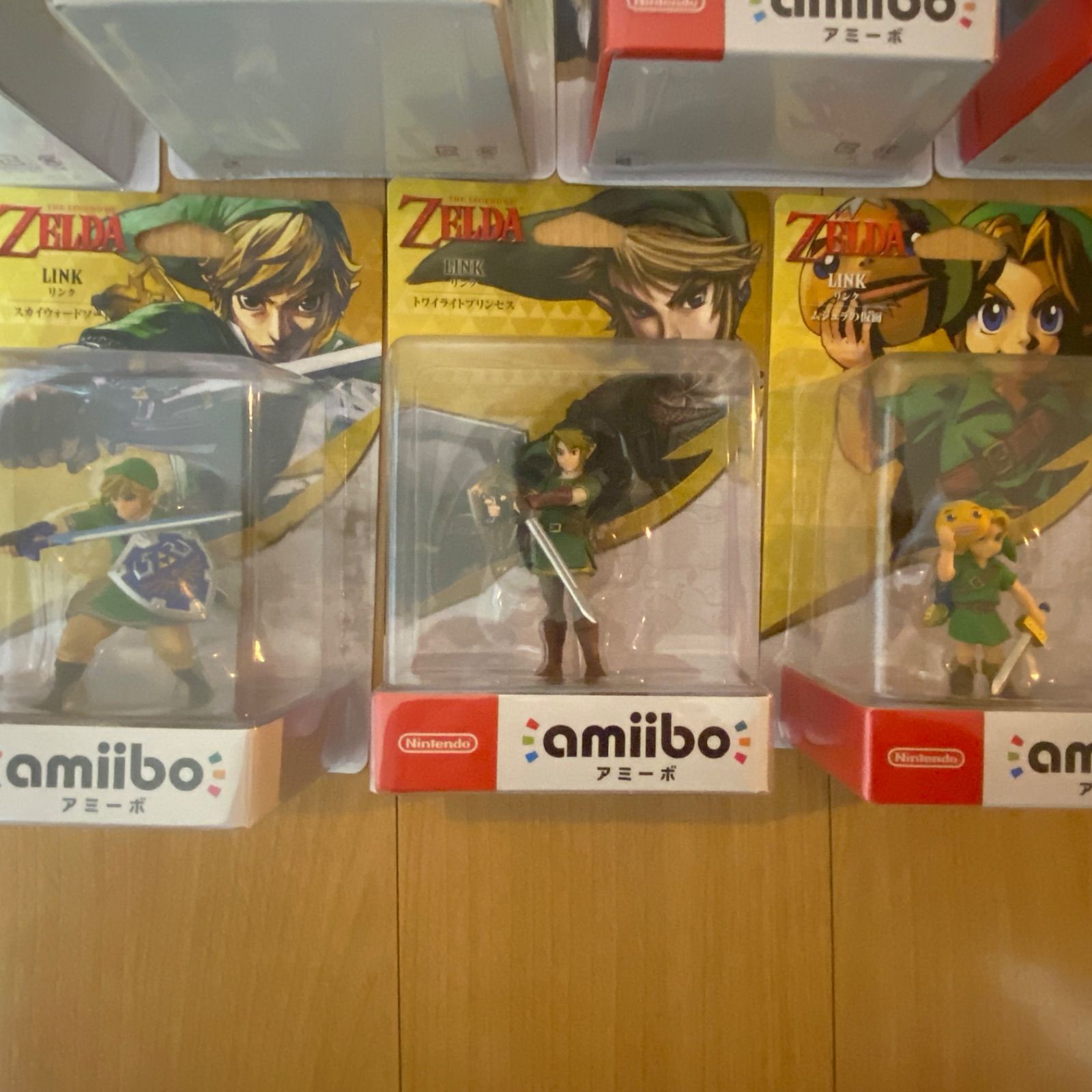 新品未開封 amiibo×7点セット ゼルダの伝説-