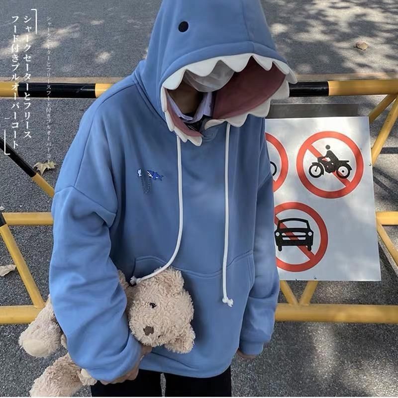 サメ 名入れフーデッドパーカー プルオーバー スポーツシルエット スウェット フード付き 鮫 フカヒレ ジョーズ shark サメ 名入れフーデッドパーカー プルオーバー スポーツ