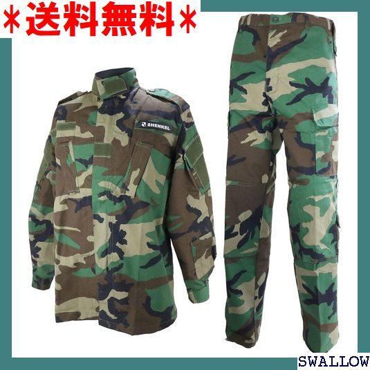 SCP13 SHENKEL 迷彩服上下セット M ウッドランド bdu-wl02-M 3910 - め