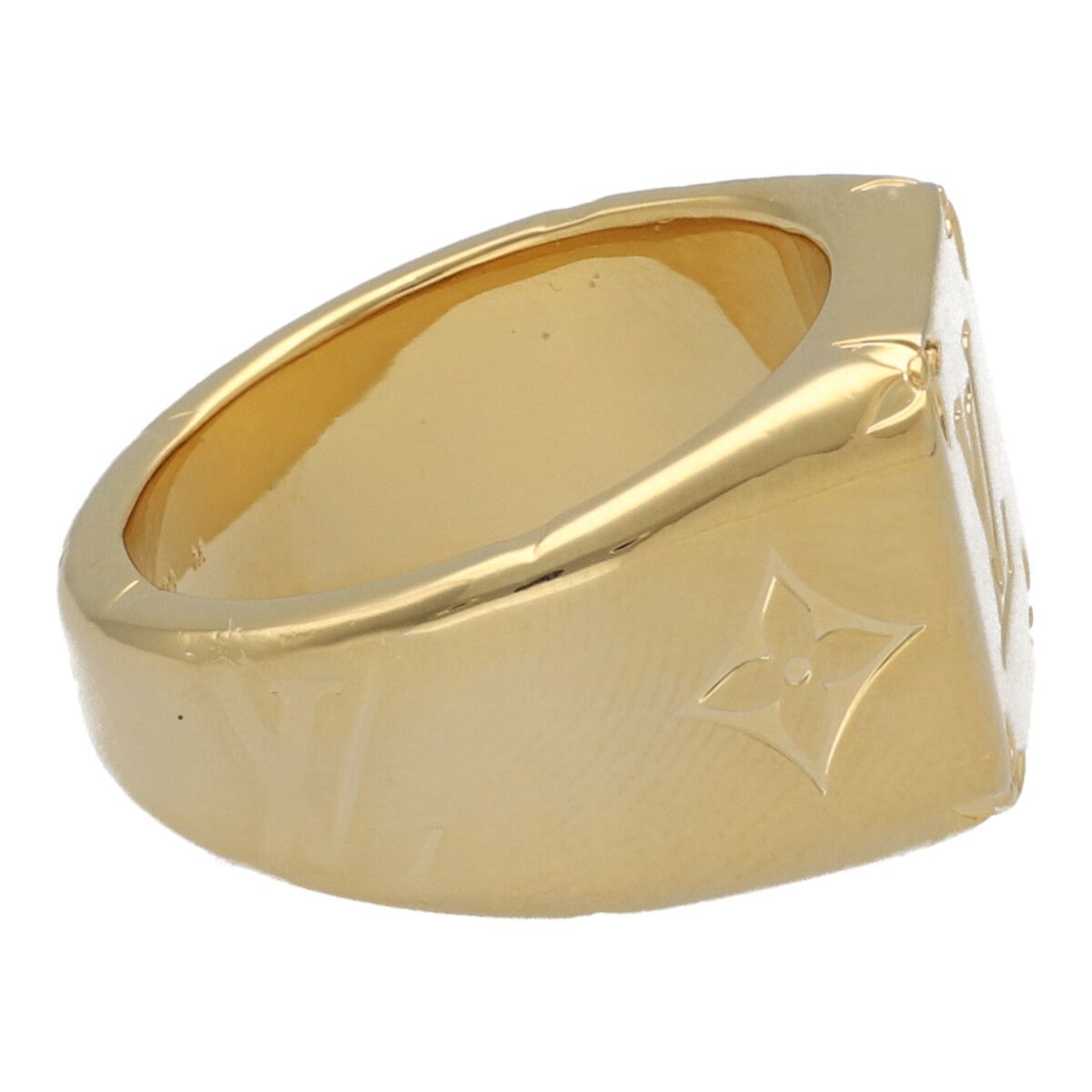 LOUIS VUITTON ルイヴィトン シグネットリング モノグラム ルイ