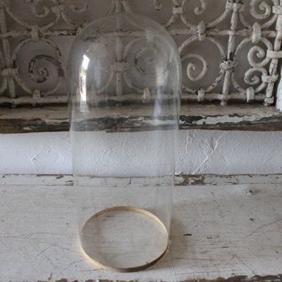 L2504-507-1 送料込！フランスアンティーク ガラスドーム ブロカント L2504-507-1 送料込！フランスアンティーク ガラスドーム ブロカント