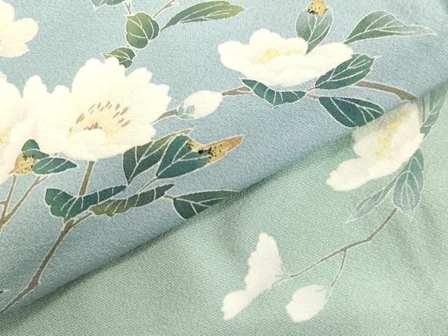 平和屋着物○訪問着 友禅 作家物 枝花文 暈し染め 正絹