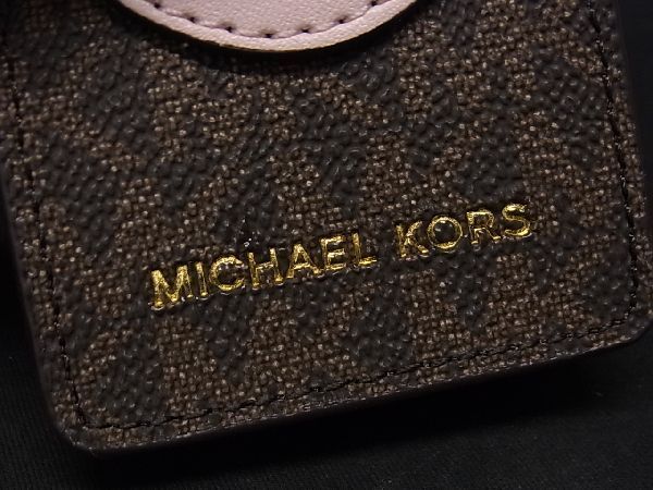 □新品□未使用□ MICHAEL KORS マイケルコース MK柄 レザー×PVC