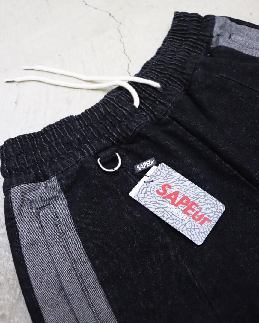 MサイズSAPEur サプール DENIM TRACK PANTS Mサイズ