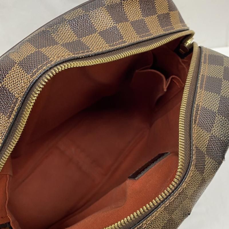 LOUIS VUITTON ルイヴィトン ショルダーバッグ N41441 ダミエ オラフMM ショルダー バッグ 斜め掛け エベヌ レザー A4 PC 収納可能