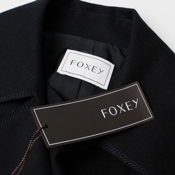 美品】FOXEY フォクシー 2019AWモトジャケット ベルト付き 【公式通販】